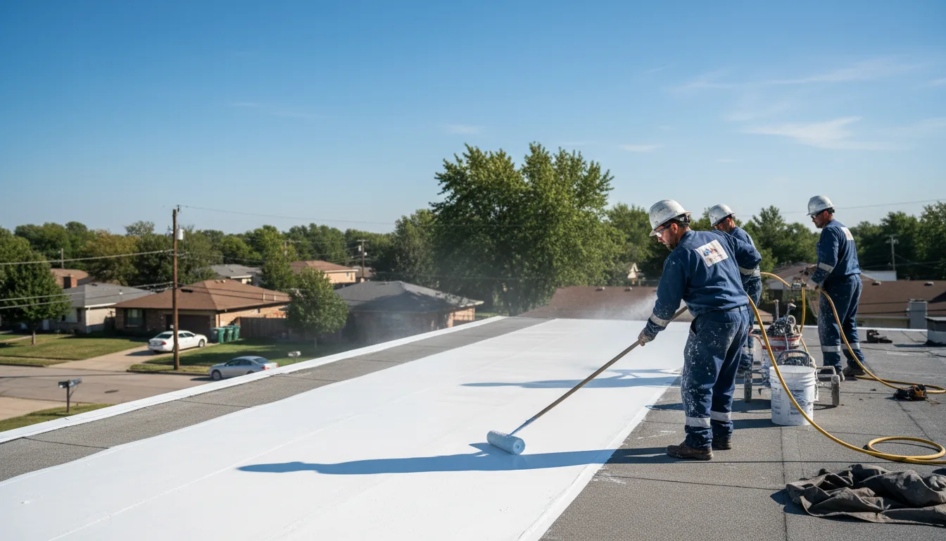 Commercial roof coating in Raeford, NC near me